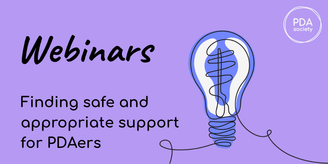 Guidance for PDA people in finding safe and appropriate support