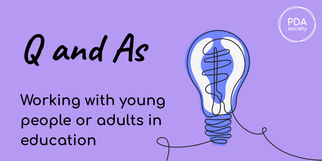 Working with young people or adults in education