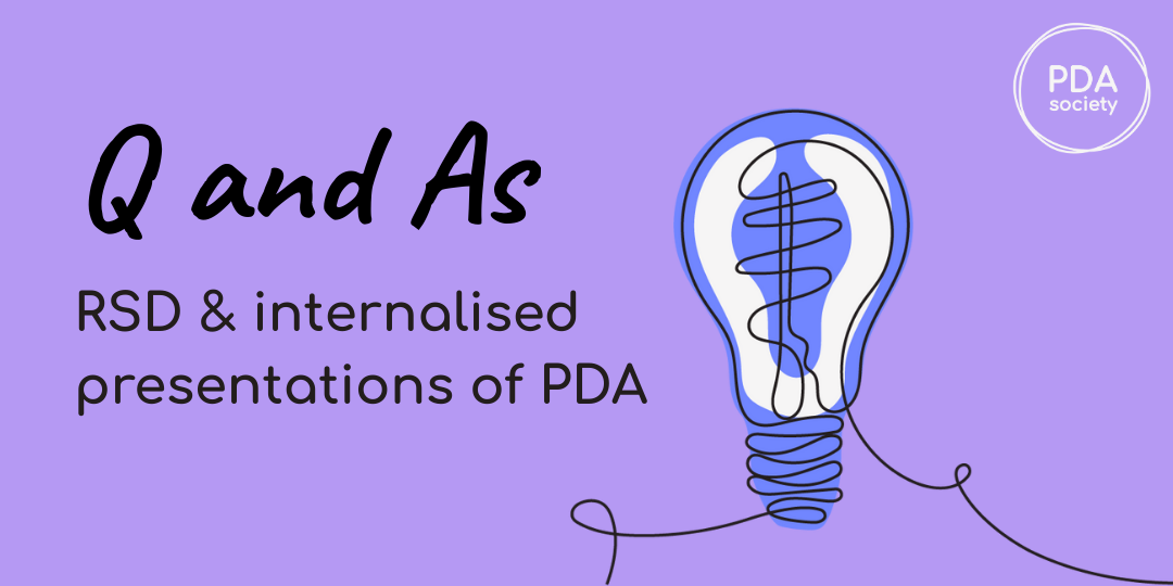 Q&A: RSD (& internalised presentations of PDA)
